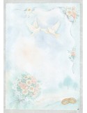 Motiv-Briefbogen Hochzeit – Vintage Design für Einladungen
