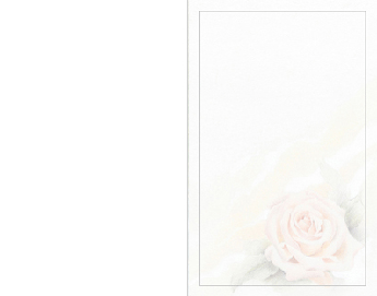 SE TZ Rose (Pastellfarben) - Karte: 110 mm x 140 mm, edel-weiß, Motiv